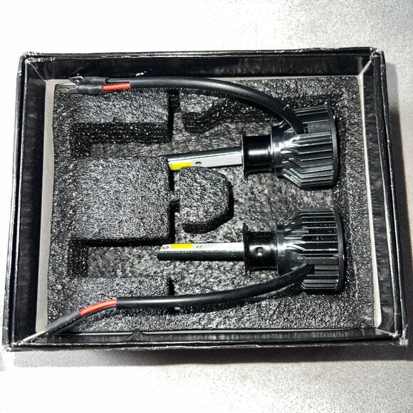 H1 LED Auto Headlight Bulbs Bright White Beam Replacement - Picture 2 of 7